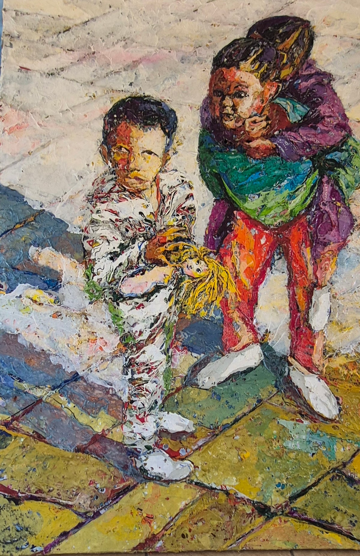 KHULA UTOKUBONA(GROW UP YOU WILL SEE IT)1100x950,plastic collage