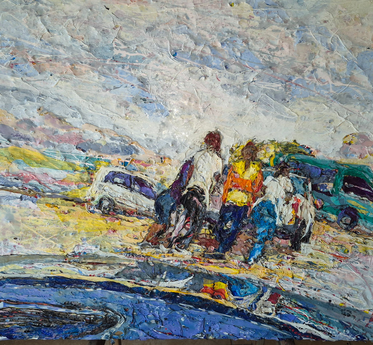 SKEEMSAAM KABOKWENI, 970x670,plastic collage